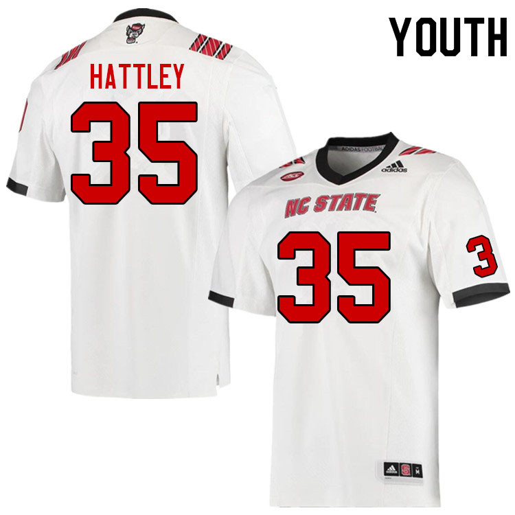 Youth #35 Chase Hattley NC State Wolfpack College Football Jerseys Sale-Red